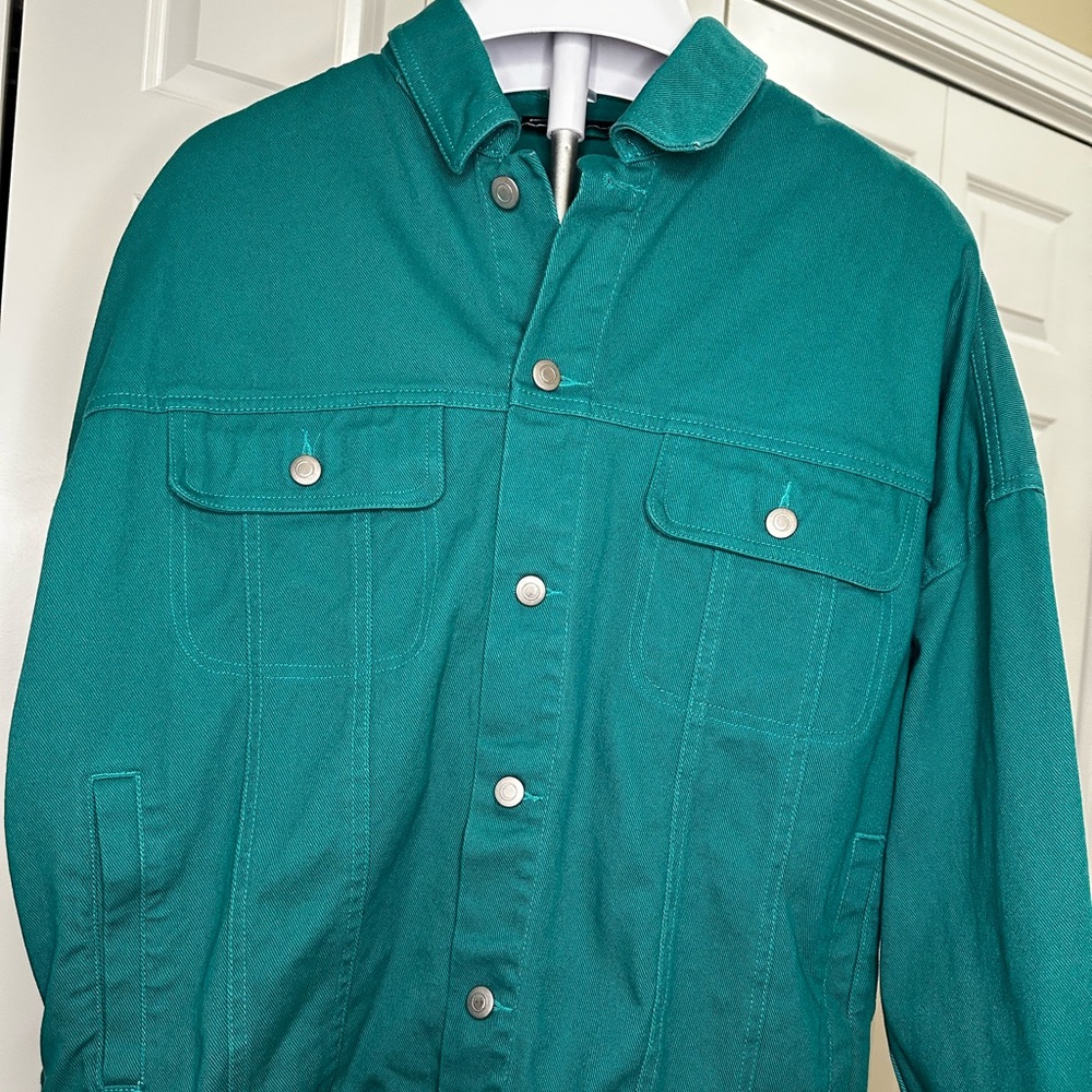 ASOS Green Denim Jacket